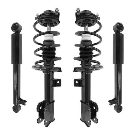 Unity 4-11363-259060-001 Front and Rear Complete Strut Assembly Shock Kit 4-11363-259060-001